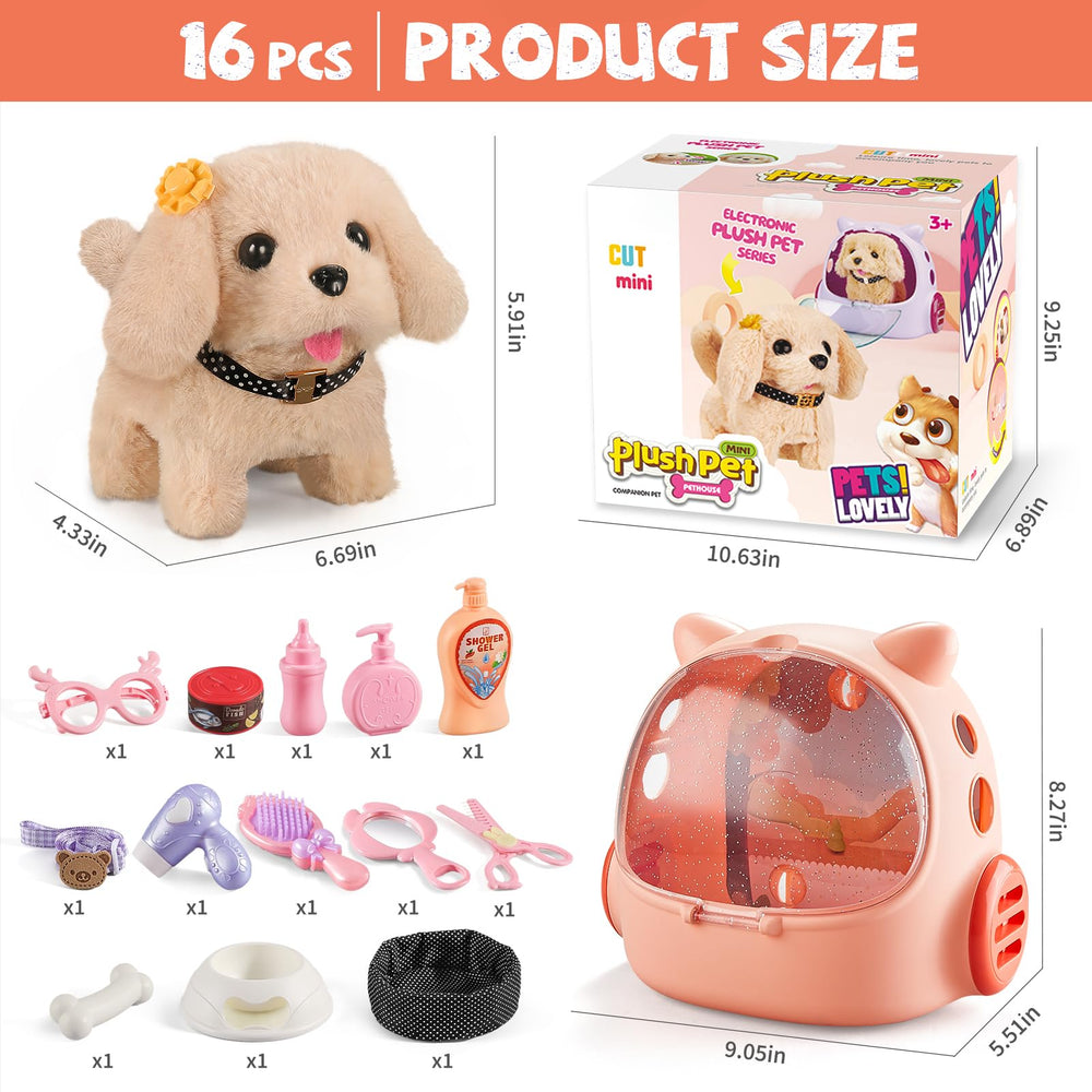 Requires 2 AA batteries for action-rich play with the Vanvimen robot dog toy.