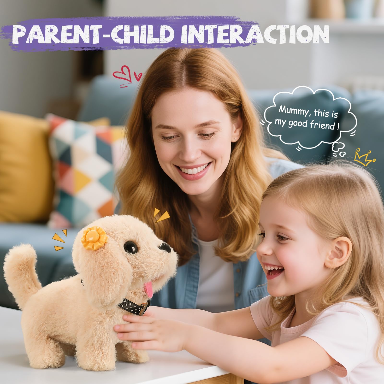 Vanvimen robot dog toy shampoo bottle for pretend grooming sessions.