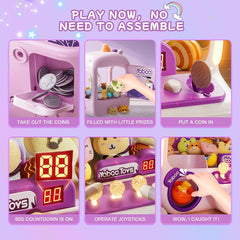 Vanvimen Unicorns Claw Machine night lights enhance excitement
