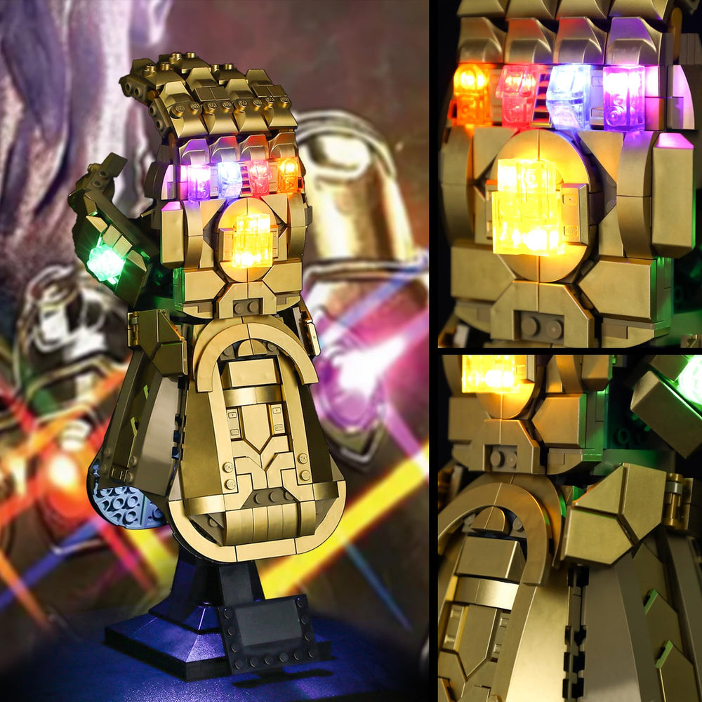 Vaodest LED light hides wiring for a clean, seamless gauntlet display.