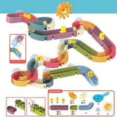 Vaofrean bath toy track assembly encourages creative problem-solving.
