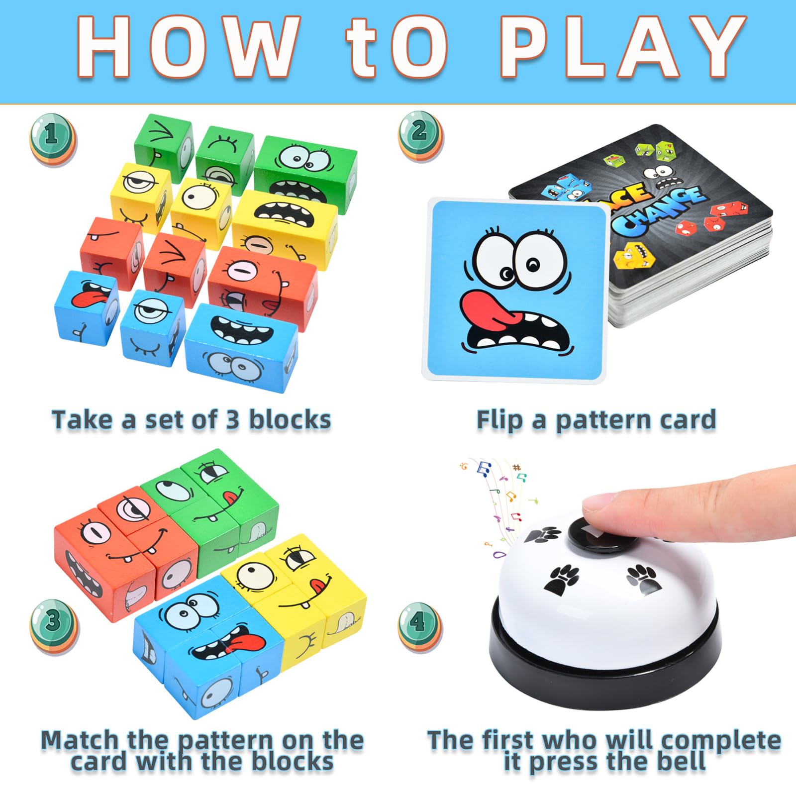 Varbertos pattern-matching board game enhances memory and quick thinking.