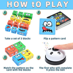 Varbertos pattern-matching board game enhances memory and quick thinking.