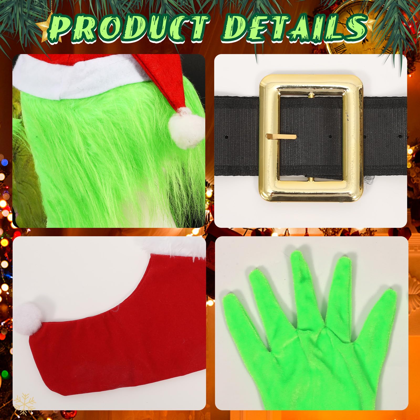 Varuotu monster costume hat enhances the festive look and warmth