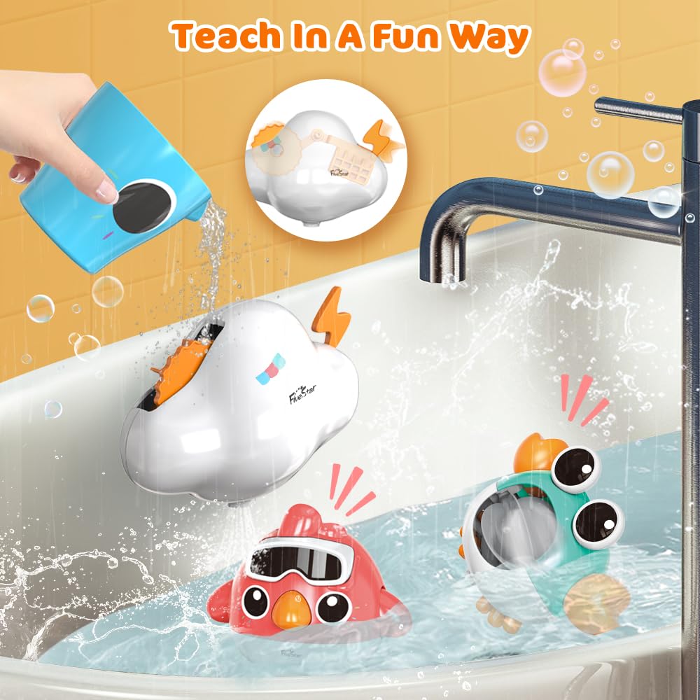 VATOS crab bath toy adds seaside charm to bath time play.
