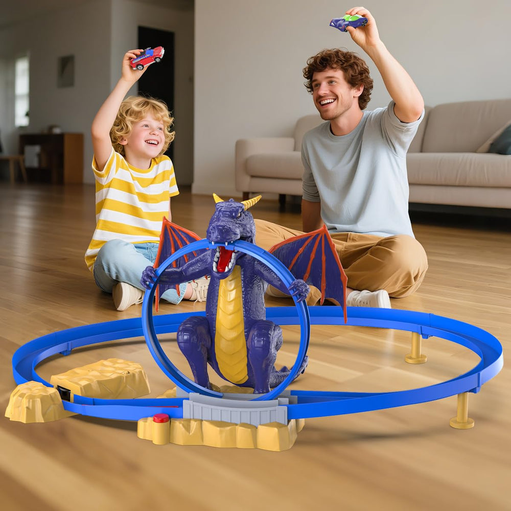 VATOS Dragon Slot Track Set DIY play fosters storytelling and creativity.