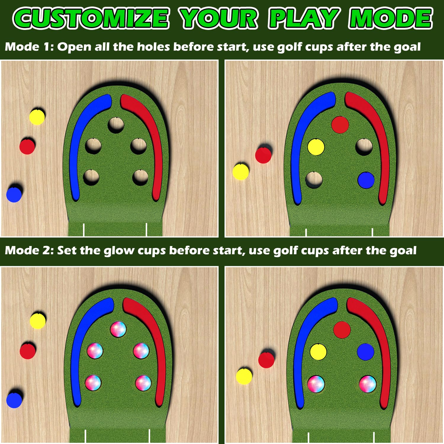 VATOS easy four-step setup helps quick play setup.