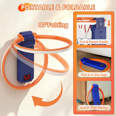 VATOS fold-flat design makes storage quick after play.