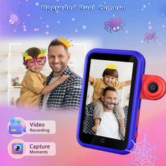 VATOS Kids Smart Phone Spider back view emphasizes durable shell