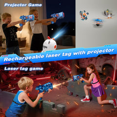 VATOS laser tag gun modes demonstrated for varied gameplay.