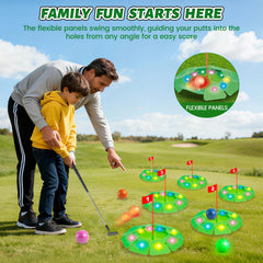 VATOS LED golf balls glow on impact for clearer flight paths