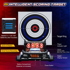 VATOS paper target ring ready to use with the smart base.