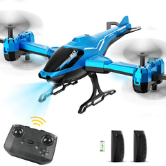 VATOS RC helicopter performing a 360° flip for dynamic indoor flights.