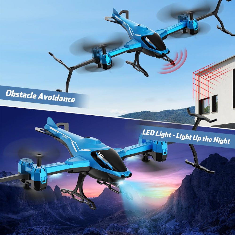 VATOS RC helicopter with one-key takeoff and landing for easy use.