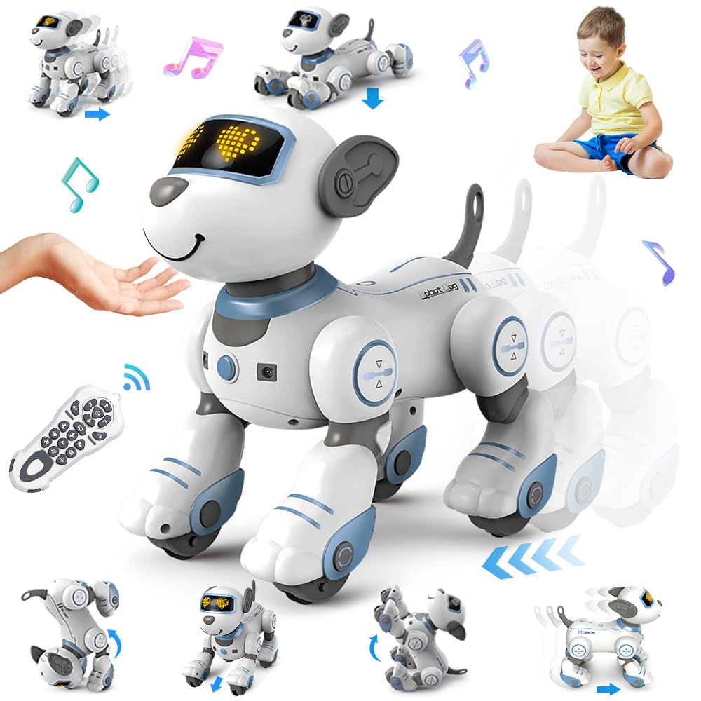 VATOS remote control dog toy face for engaging playtime