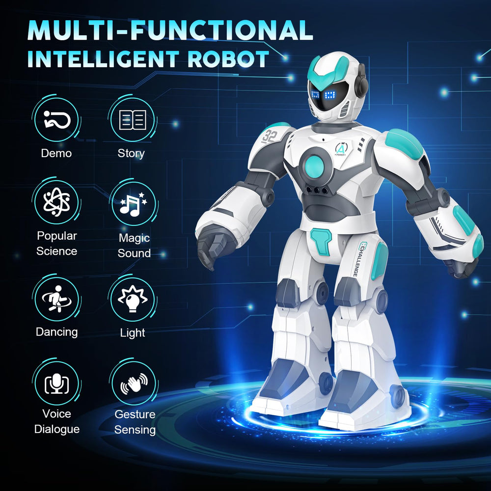 VATOS robot performing singing and dancing for family fun.
