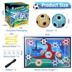 Ribbons outline a portable mini field for play