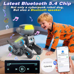 VATOS robot dog's battery life supports about forty minutes of play.