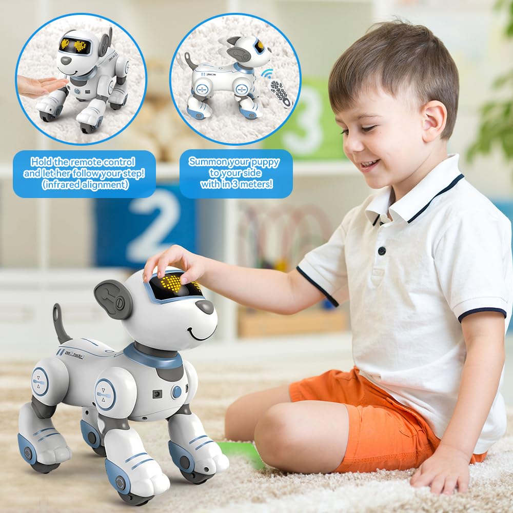 VATOS robot dog infrared follow system demonstrating smart tracking