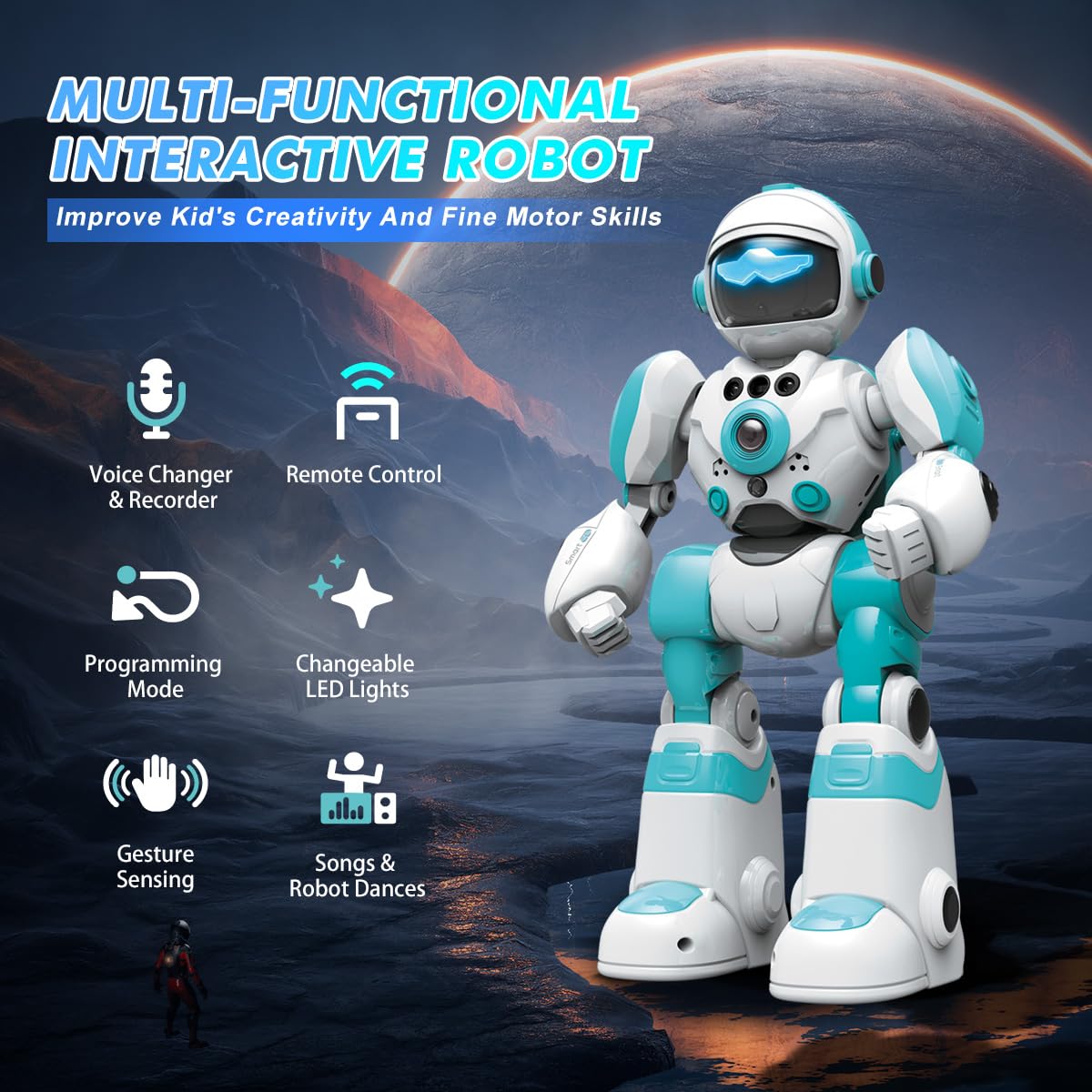 VATOS robot toy hand-sensor movement enabling gesture control