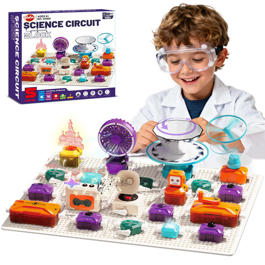 VATOS Science Circuit 68pcs kit for hands-on learning and creative exploration.