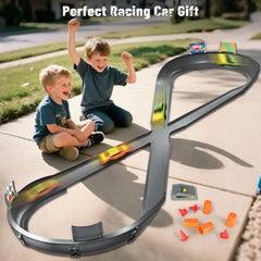 VATOS two chargers powering race cars for quick sessions