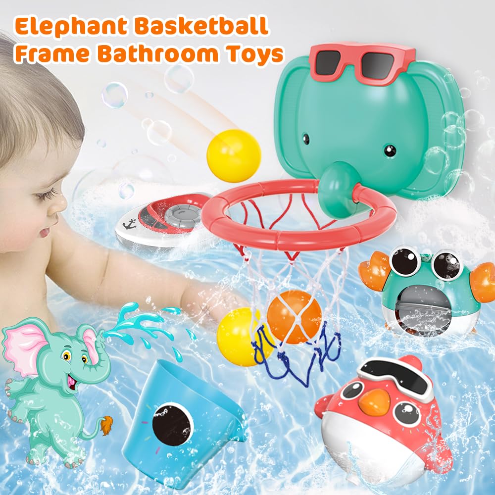 VATOS yacht bath toy slides through water inviting chasing games.
