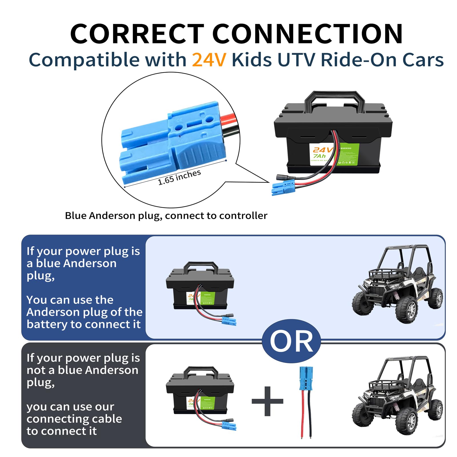 Easy installation demonstrates swift battery swap in ride-on toy.