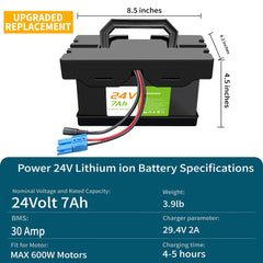 Lightweight VATOSO battery vs lead-acid supports longer playtime.