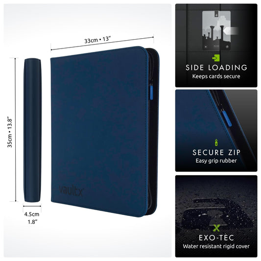 Vault X 20 double-sided pages showcase high-capacity organization for your growing card collection.