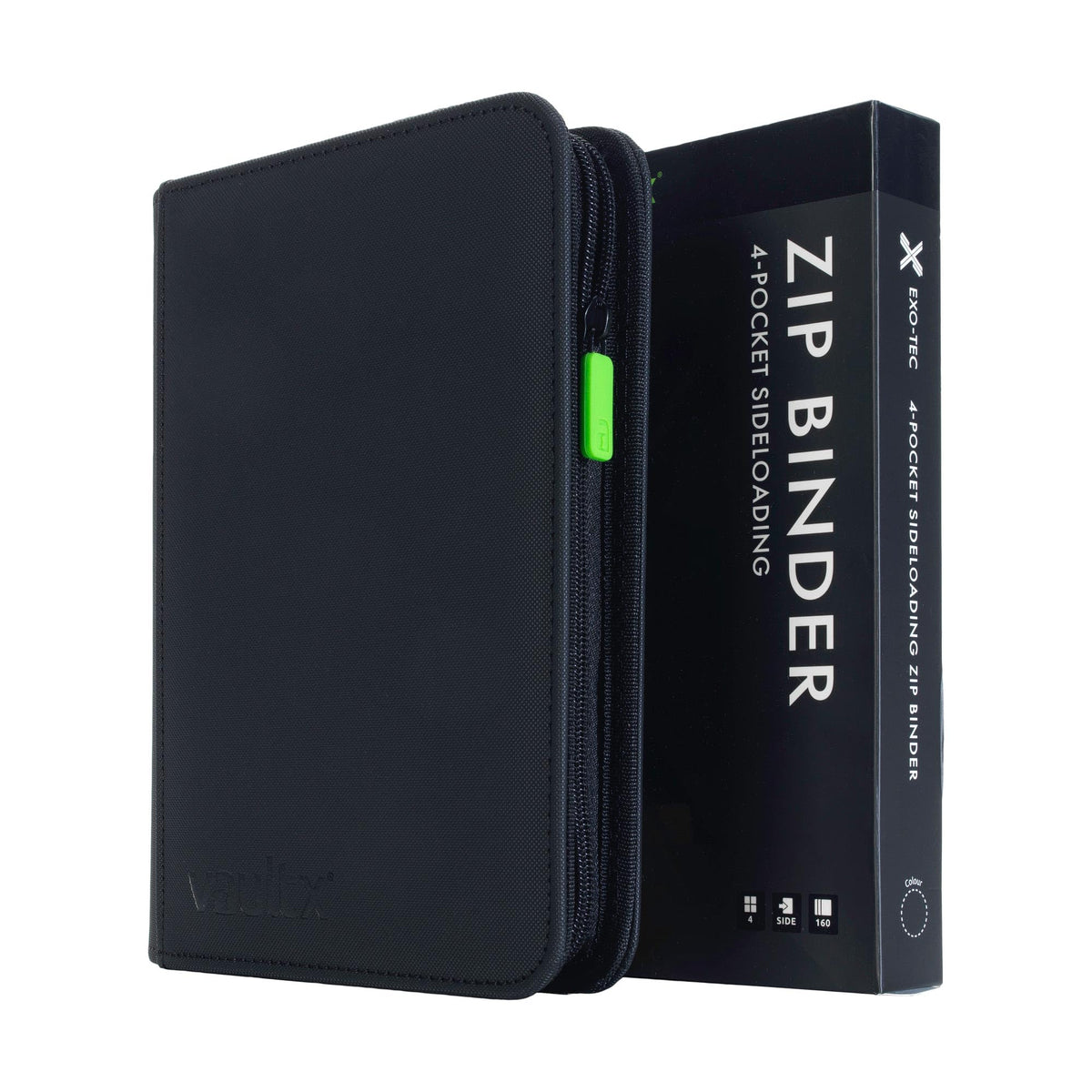 Vault X 4-pocket binder front cover with durable Exo-Tec protection