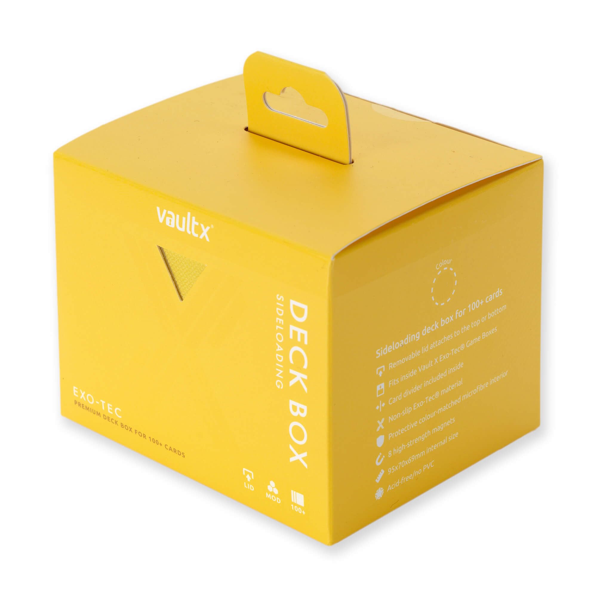 Vault X detachable lid attached to bottom for stable play area