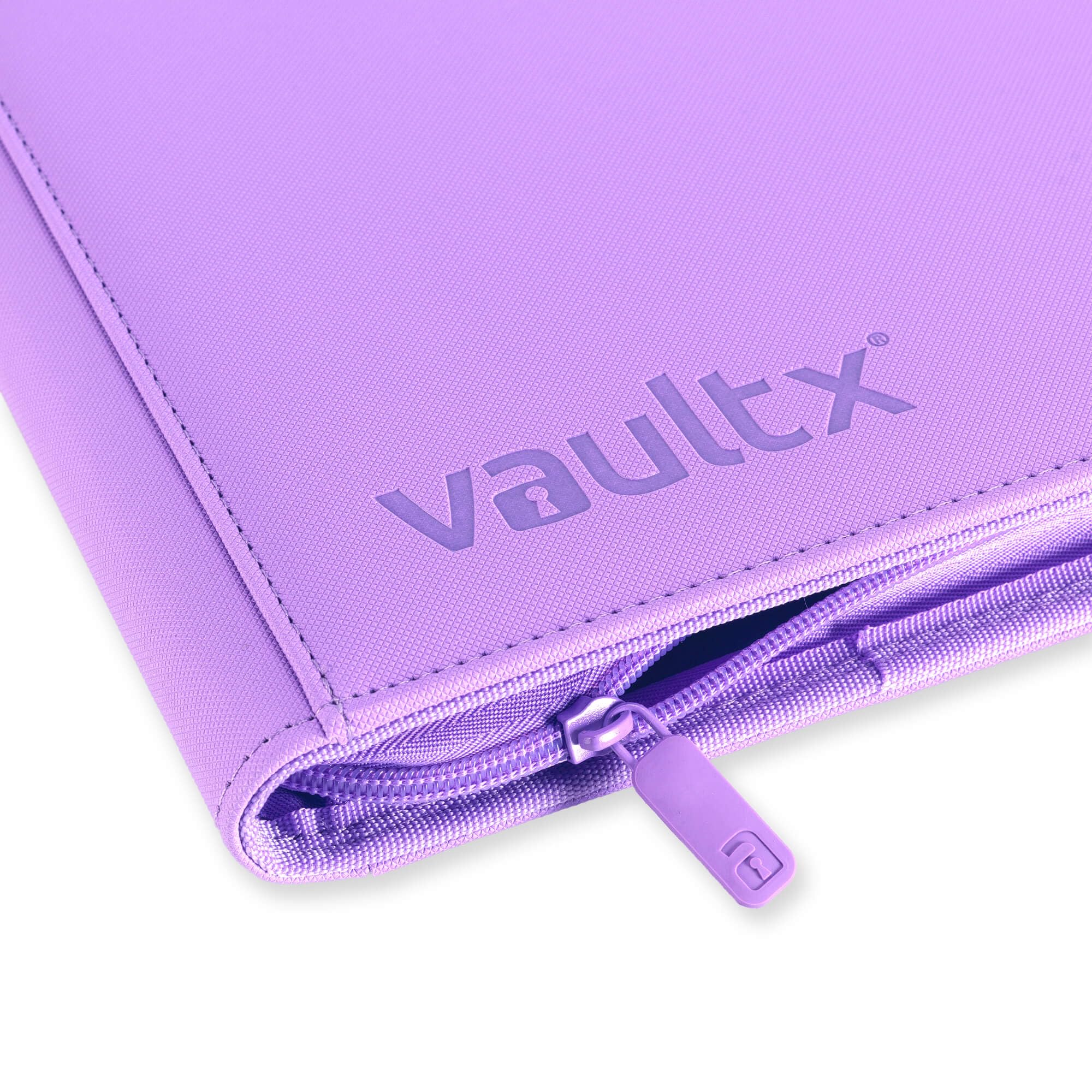 Vault X Exo-Tec binder 12-pocket-per-side design offers clear visibility.