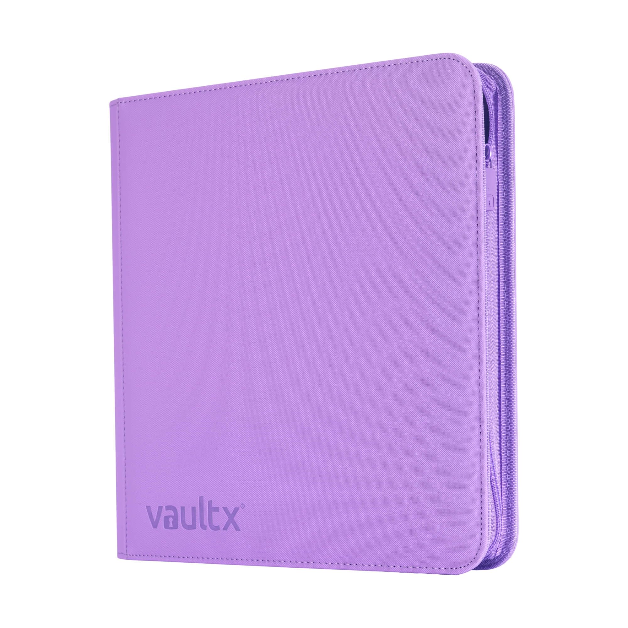 Vault X Exo-Tec binder front cover showing premium, water-resistant protection for collections.