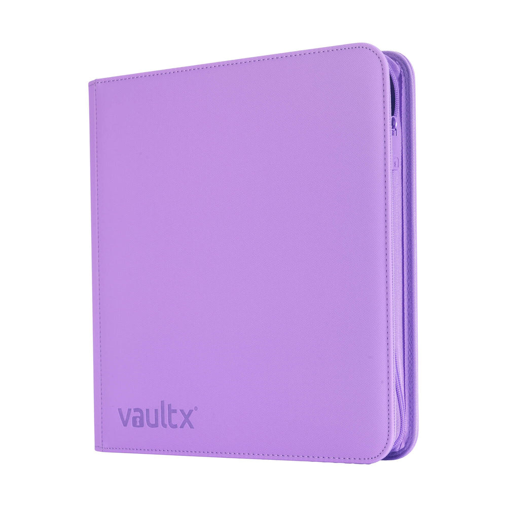 Vault X Exo-Tec binder front cover showing premium, water-resistant protection for collections.