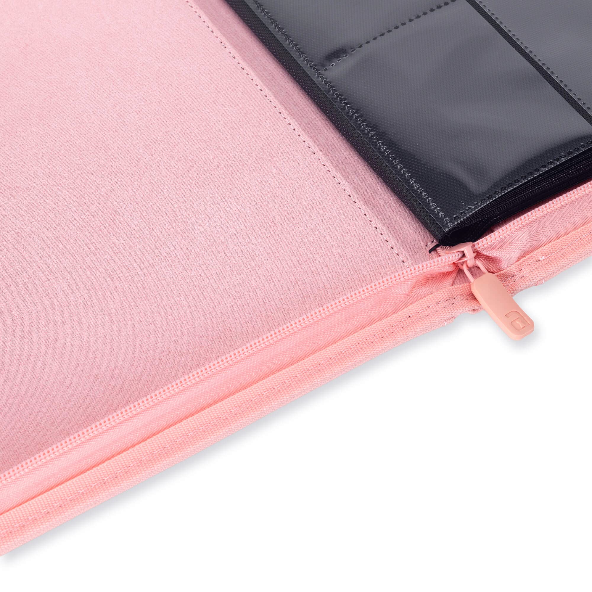 Vault X Exo Tec binder padded pages cushion cards during handling.