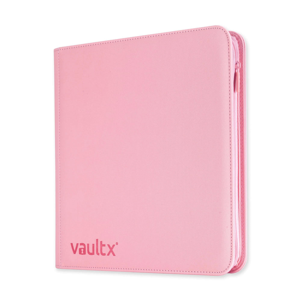 Vault X Pink Exo-Tec binder front cover showing durable, water-resistant protection.