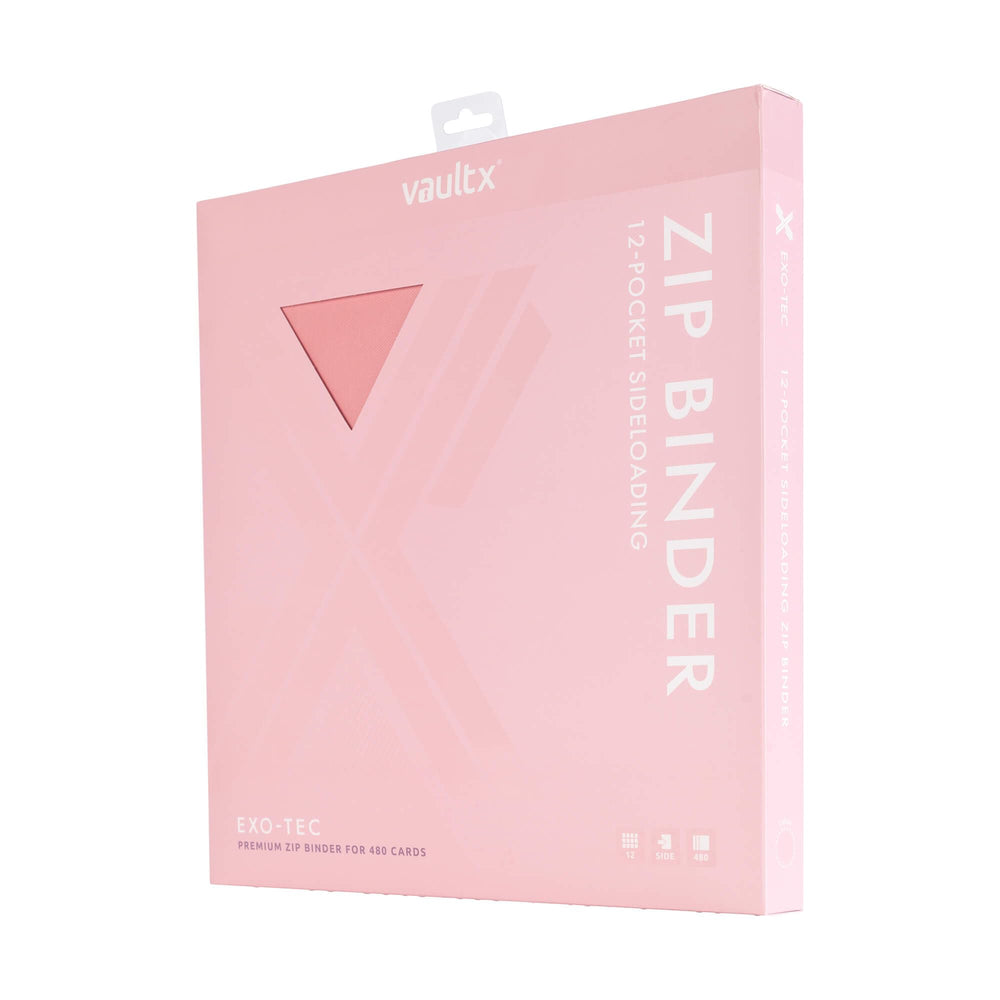 Vault X Exo-Tec binder zip fastening for secure, dust-free storage.