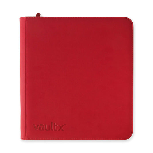 Vault X Zip Binder open with 26 pages for high capacity storage.