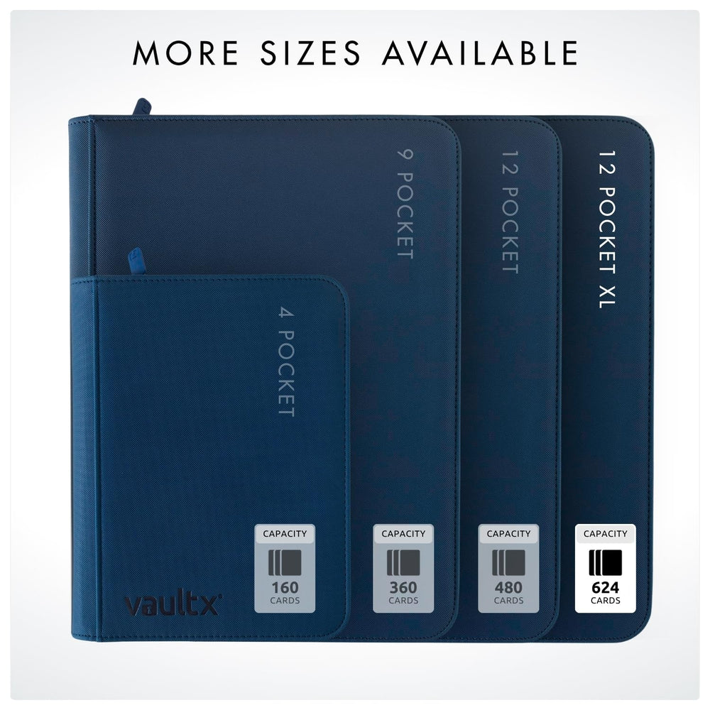 Vault X zipper closure keeps contents secure during transport.