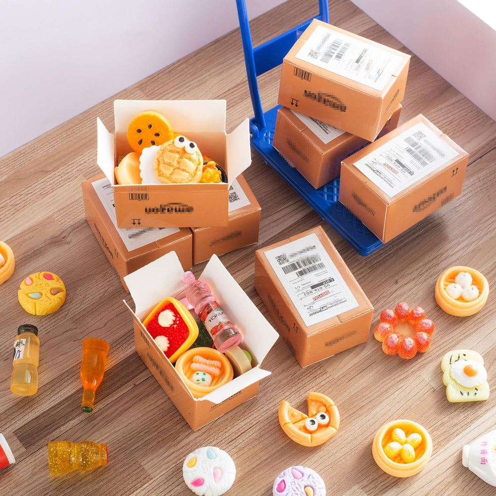 Vawuz courier sheets provide realistic packaging props for photo ideas