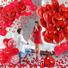 VBEOLLOV red rose petals add elegant texture to aisles, tables, or floors.