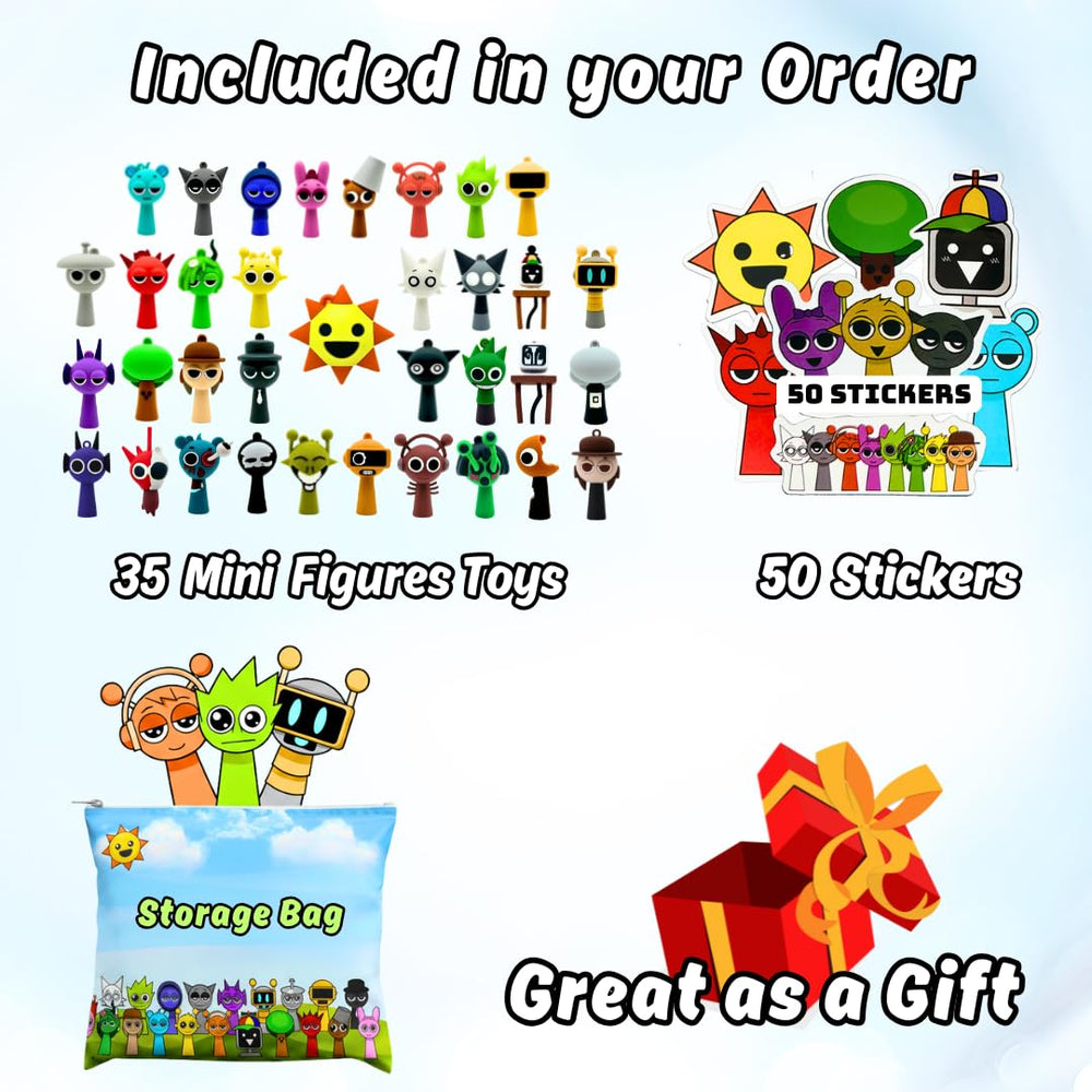 VbStar Mr Fun Computer mini figure, colorful desk side collectible