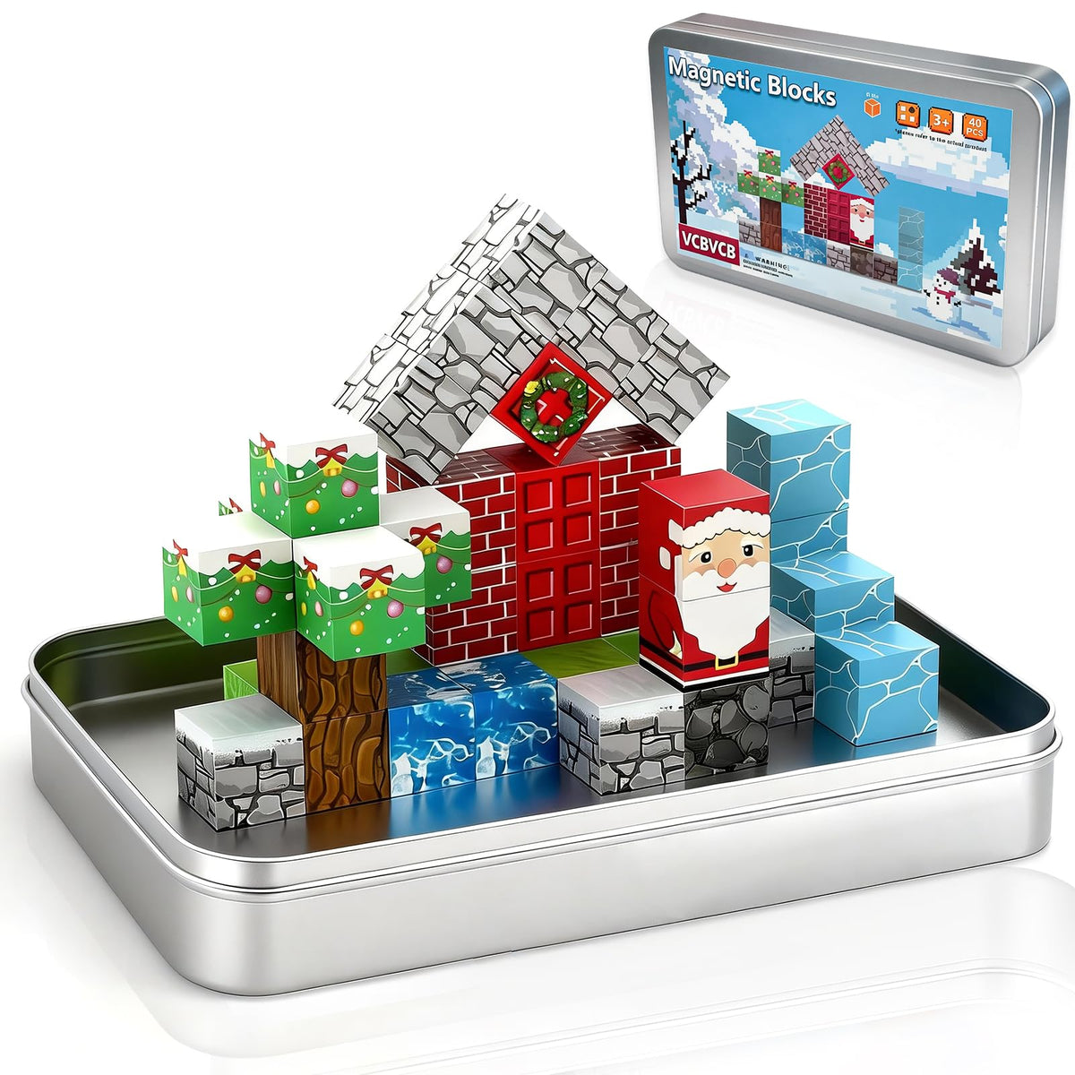 VCBVCB travel magnetic blocks set for on-the-go creativity