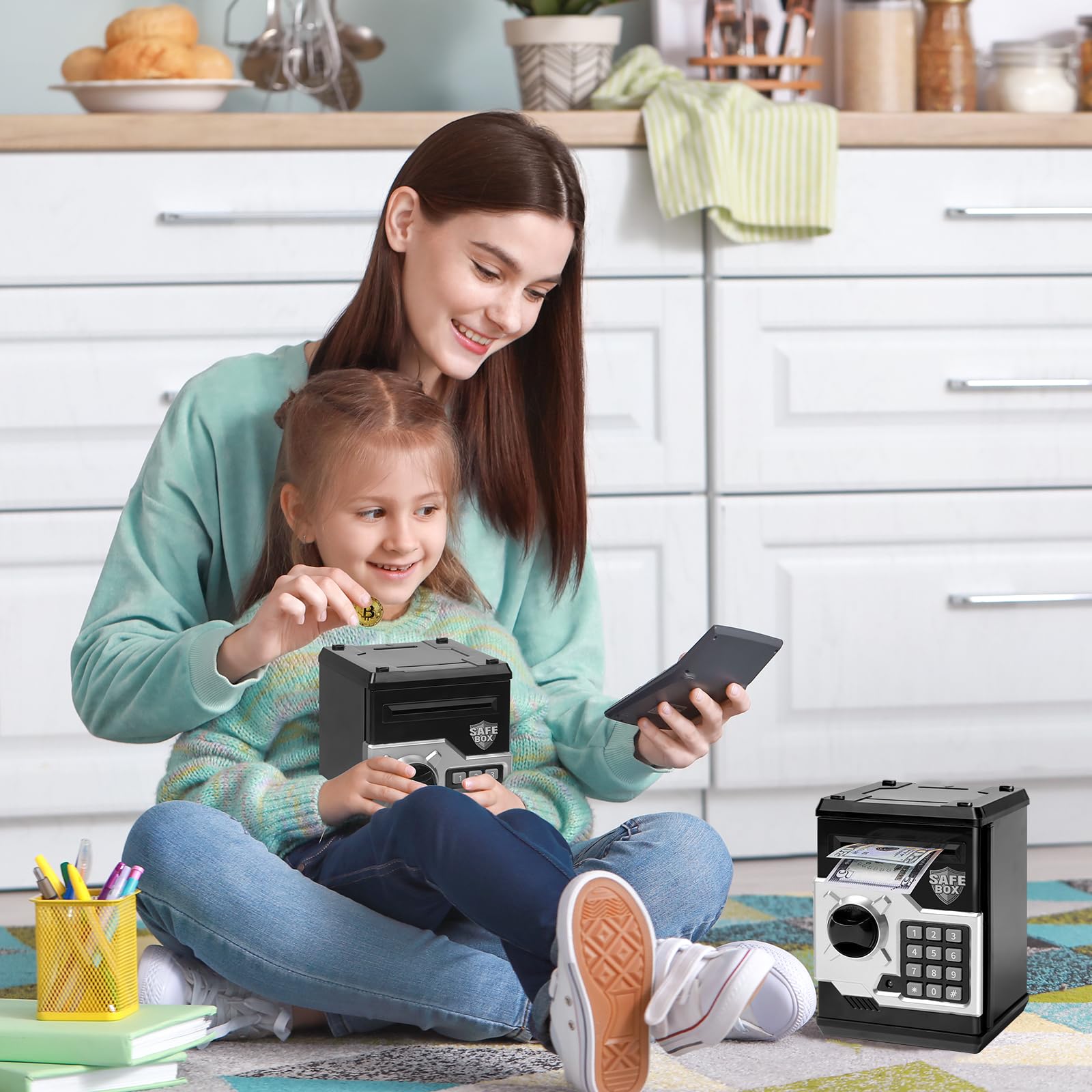 Vcertcpl ATM bank education features promote money lessons for kids