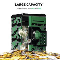 Vcertcpl ATM piggy bank password lock close-up highlights security.