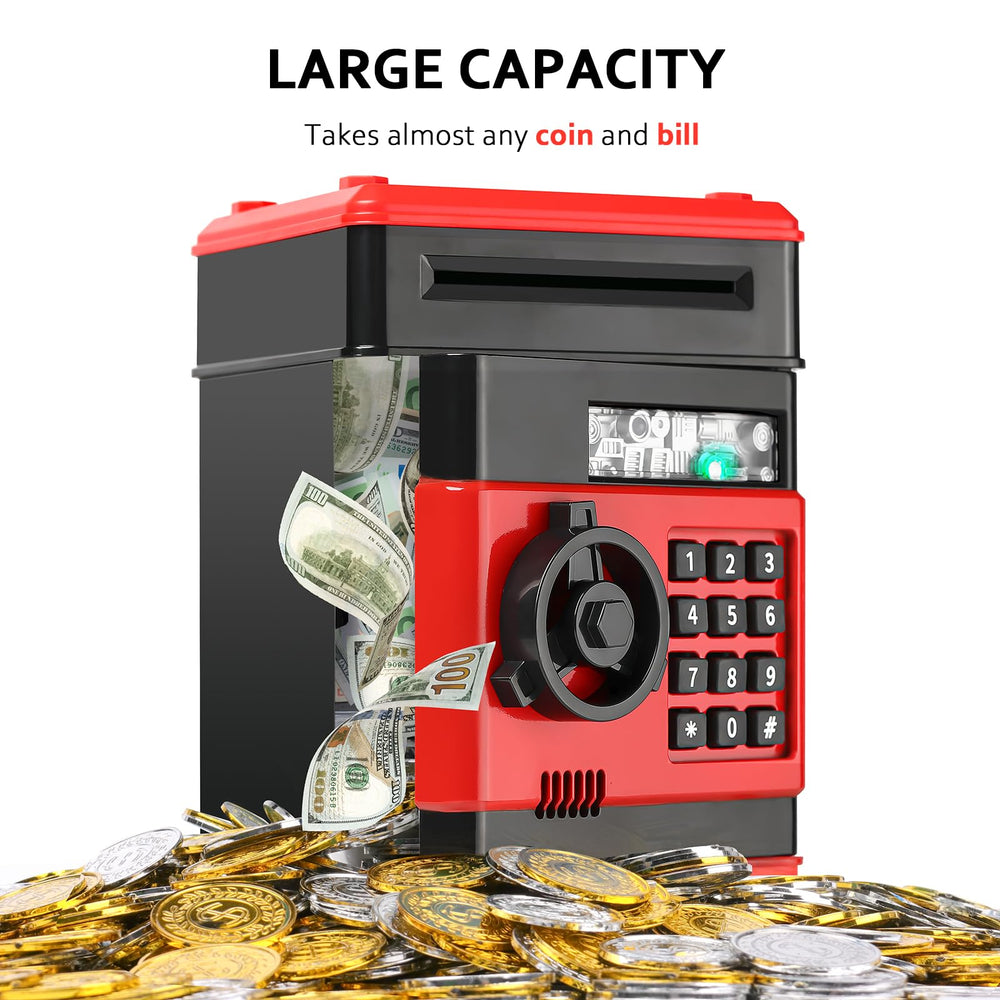 Vcertcpl ATM piggy bank coin slot for quick coins.