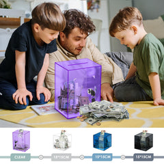 Vcertcpl change jar helps organize coins and reduce clutter.