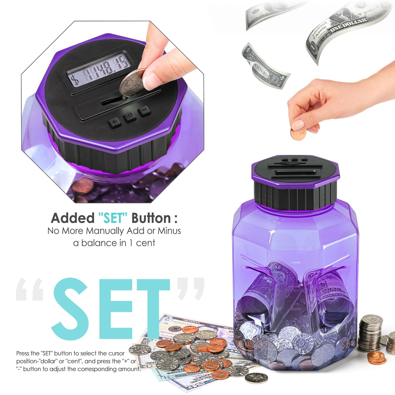 Vcertcpl durable PET material resists breakage