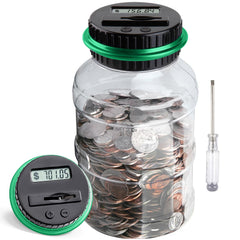 Vcertcpl large piggy bank with 18-liter capacity for bulk savings.